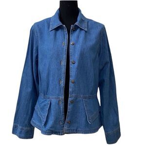 Women's Denim Jacket by Color me Cotton.(Size M)